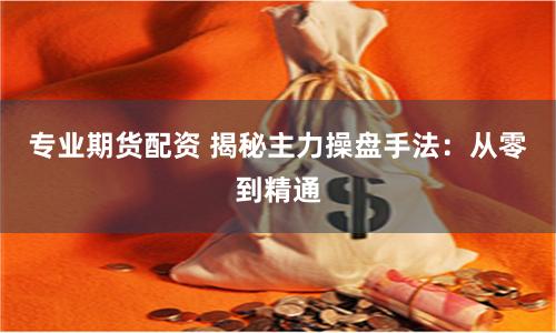 专业期货配资 揭秘主力操盘手法：从零到精通