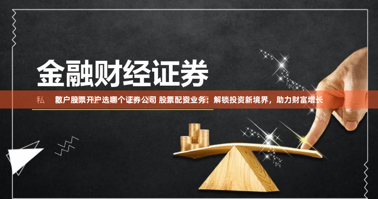 散户股票开户选哪个证券公司 股票配资业务：解锁投资新境界，助力财富增长
