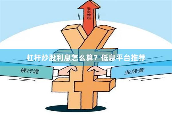 杠杆炒股利息怎么算？低息平台推荐